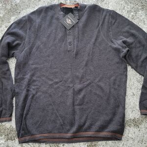 Harley Davidson Sweater Henley Cashmere Blend